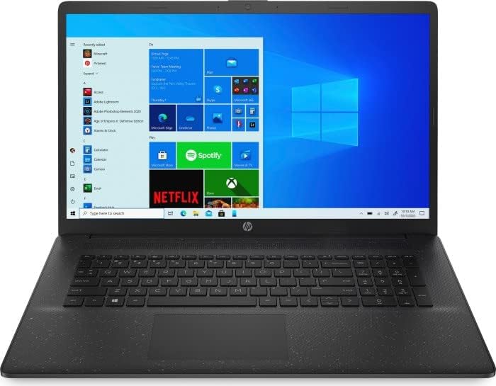 HP (17,3 Zoll FullHD Notebook (Intel Celeron N4120 Quad-Core, 2.60 GHz, 16 GB DDR4, 512 GB SSD, Intel HD605, HDMI, Webcam, Bluetooth, USB 3.0, WLAN, Windows 11 Prof. 64 Bit) - 7316