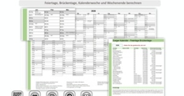 Interaktiver Excel Kalender 2026: Brückentage automatisch berechnen und Urlaub optimal planen